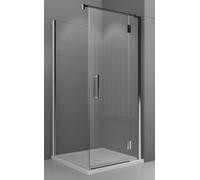 Novellini Modus porta doccia 85 cm a battente cromo lucida/vetro trasparente MODUSGF85LD-1K