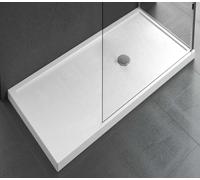 Novellini Olympic Plus OL8012011-30 - Piatto doccia in acrilo rinforzato con profili d'acciaio, Bianco, 120x80 cm