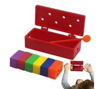 Novelty Magic Toy - Fun Realistic Magician Prop | Magician Rainbow Brick | Magic Stuff Trick Supplies For Men Women Boys Girls Youth Teens Son Daughter Family Entertainment Game Outdoors