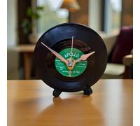 Novelty Mini Vinyl Record Clock - Perfect Music Gift for Him or Her