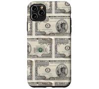 Novelty Money Pattern Million Dollar Bill Cash Design Custodia per iPhone 11 Pro Max