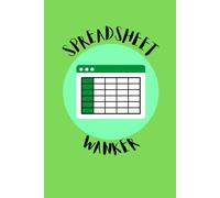 NOVELTY NOTEBOOK "Spreadsheet Wanker" there's always one in the office - silly joke gift ideas 100 lined pages 6x9"