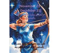 (November 23 - December 21): "A 120-page lined notebook inspired by Sagittarius’ free spirit and love of adventure. Perfect for students, astrology lovers, journaling, and everyday writing."