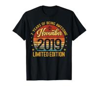 Novembre 2019 Edizione Limitata 7-Year-Old 7th Birthday Maglietta