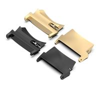 NovemFoal 2 paia di connettori per cinturino in metallo compatibili con adattatore Oppo Watch X2/Oneplus Watch 3, accessori per cinturino in acciaio inossidabile, Misura unica, Silicone, Nessuna