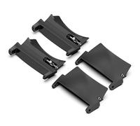 NovemFoal 2 paia di connettori per cinturino in metallo compatibili con adattatore Oppo Watch X2/Oneplus Watch 3, accessori per cinturino in acciaio inossidabile, Misura unica, Silicone, Nessuna