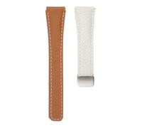 NovemFoal Cinturino di ricambio compatibile con Amazfit Active 2, cinturino sottile in pelle con fibbia magnetica da 20 mm per GTR Mini/GTS 4/Bip 3 Pro