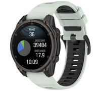 NovemFoal Cinturino di ricambio compatibile con Garmin Fenix 8 47 mm/Tactix 8 47 mm/Quatix 7/Instinct 3, cinturino sportivo in morbido silicone per Approach S70 47 mm/Fenix E, Misura unica, Silicone