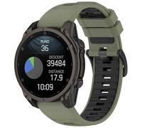 NovemFoal Cinturino di ricambio compatibile con Garmin Fenix 8 47 mm/Tactix 8 47 mm/Quatix 7/Instinct 3, cinturino sportivo in morbido silicone per Approach S70 47 mm/Fenix E, Misura unica, Silicone