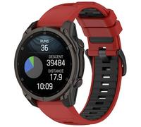 NovemFoal Cinturino di ricambio compatibile con Garmin Fenix 8 47 mm/Tactix 8 47 mm/Quatix 7/Instinct 3, cinturino sportivo in morbido silicone per Approach S70 47 mm/Fenix E, Misura unica, Silicone