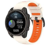 NovemFoal Cinturino di ricambio compatibile con Garmin Fenix 8 47 mm/Tactix 8 47 mm/Quatix 7/Instinct 3, cinturino sportivo in morbido silicone per Approach S70 47 mm/Fenix E, Misura unica, Silicone