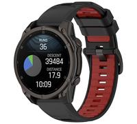 NovemFoal Cinturino di ricambio compatibile con Garmin Fenix 8 47 mm/Tactix 8 47 mm/Quatix 7/Instinct 3, cinturino sportivo in morbido silicone per Approach S70 47 mm/Fenix E, Misura unica, Silicone