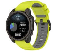 NovemFoal Cinturino di ricambio compatibile con Garmin Fenix 8 47 mm/Tactix 8 47 mm/Quatix 7/Instinct 3, cinturino sportivo in morbido silicone per Approach S70 47 mm/Fenix E, Misura unica, Silicone