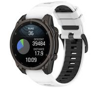 NovemFoal Cinturino di ricambio compatibile con Garmin Fenix 8 47 mm/Tactix 8 47 mm/Quatix 7/Instinct 3, cinturino sportivo in morbido silicone per Approach S70 47 mm/Fenix E, Misura unica, Silicone