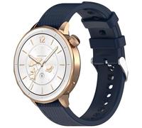 NovemFoal Cinturino di ricambio in silicone compatibile con OnePlus Watch 3 43 mm/Xiaomi Watch S4 41 mm, cinturini sportivi morbidi per cinturini da 18 mm, Misura unica, Silicone, Nessuna pietra