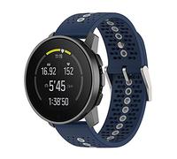NovemFoal Cinturino per orologio in silicone colorato compatibile con SUUNTO RUN, cinturino sportivo traspirante per corsa e fitness, Misura unica, Silicone, Nessuna pietra preziosa
