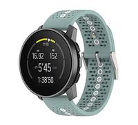 NovemFoal Cinturino per orologio in silicone colorato compatibile con SUUNTO RUN, cinturino sportivo traspirante per corsa e fitness, Misura unica, silicone, Senza pietre preziose
