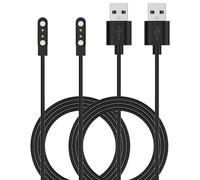 NovemFoal Confezione da 2 cavi di ricarica compatibili con caricabatterie Sekonda Connect, Flex, Flex Plus, Motion, MotionPlus, Active Plus, Active Pro, Track, cavo di alimentazione USB di ricambio
