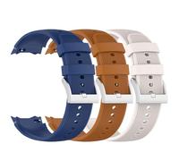 NovemFoal Confezione da 3 cinturini di ricambio compatibili con Oppo Watch X2/Oneplus Watch 3, cinturino sportivo in silicone classico, Misura unica, Silicone, Nessuna pietra preziosa