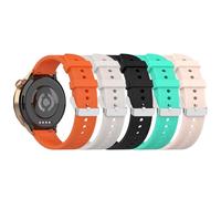 NovemFoal Confezione da 5 cinturini di ricambio compatibili con OnePlus Watch 3 da 43 mm/Huawei Watch GT5 Pro da 42 mm, cinturini sportivi in morbido silicone destinati per Xiaomi Watch S4 da 41 mm