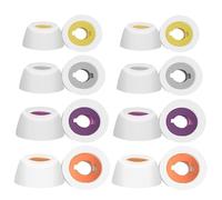 NovemFoal Cuscinetti auricolari di ricambio in memory foam, compatibili con auricolari Huawei FreeBuds 7i, isolamento acustico, comodi da indossare, per FreeBuds 7i, 6i, 5i, 4i, 4 misure, 8 paia