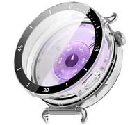 NovemFoal Custodia protettiva integrata in policarbonato compatibile con Huawei Watch GT 6 41 mm, pellicola protettiva con marcatura di precisione per una maggiore difesa e stile (trasparente)
