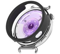 NovemFoal Custodia protettiva sottile in PC scavata compatibile con Huawei Watch GT6 41 mm, guscio leggero a mezza copertura per la difesa del dispositivo (nero)