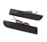 NOVEMS Riflettori Paraurti Posteriore per Mitsubishi per Lancer per Evo X per Rvr per ASX Lente Nera LED Rosso Paraurti Posteriore Riflettore Luce Freno Stop 8355A039 Riflettore Paraurti