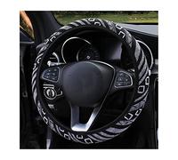 NOVEMS Volante Auto Coprivolante per Auto Universale da 38 Cm Coprivolante per Auto in Lino Nazionale Elastico Traspirante Antiscivolo (Color : 3)