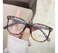 NOVESIXTDAT Occhiali da Lettura Oversize con Blocco della Luce Blu for Donna/Uomo, Anti affaticamento degli Occhi, Lettura al Computer, Occhiali TV, antiriflesso (Color : Tortoiseshell, Size : +1.00)