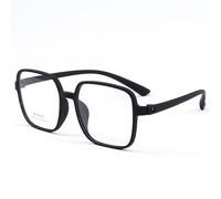 NOVESIXTDAT Occhiali da Lettura Quadrati Oversize for Donna Uomo, Lettore Extra Large ed Elegante con Blocco della Luce Blu, Occhiali antiriflesso (Color : Black, Size : +0.00)