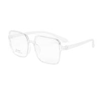 NOVESIXTDAT Occhiali da Lettura Quadrati Oversize for Donna Uomo, Lettore Extra Large ed Elegante con Blocco della Luce Blu, Occhiali antiriflesso (Color : Clear, Size : +1.50)