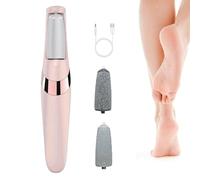 Novetek Electric Feet Callus Remover, Novetek Electric Foot File, Waterproof Foots Scrubber Files, Pedicure Tools for Dead Dry Cracked Skin (Pink)