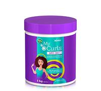 Novex - My Curls Super Curly Leave-In Conditioner - Balsamo per Capelli Ricci - Con Mirtillo Rosso e 7 Oli Naturali, Oliva, Argan, Ojon, Monoi, Cocco, Shea e Moringa - Flacone 1 kg