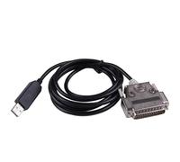 NOVFDLOP Cavo seriale RS232 for Stampante Maschio da USB a DB25 for Stampante TM-T88VI TM-T88V, Adattatore seriale RS232(1.8M)