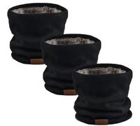 NovForth - Scaldacollo invernale, in cotone e acrilico, foderato in pile a doppio strato, antivento, antipolvere, adatto per sci, unisex, Taglia unica