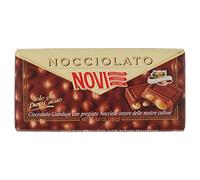 Novi - Nocciolato, Cioccolato Gianduja con Nocciole Intere - 4 tavolette da 130 g [520 g]