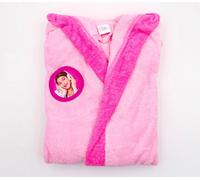 NOVIA Accappatoio Bambino in Spugna di Cotone con Cappuccio Età 9 - 10 anni colore Rosa - Violetta