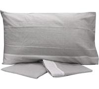 Novia BIBIHOME Completo Letto Venere Crono 100% Cotone | Lenzuola Matrimoniale Maxi, 1 Piazza e Mezza, Singolo | Fantasia Micro Pois Elegante, Traspirante (GRIGIO, Una piazza e mezza Francese)