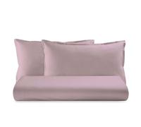 Novia - COLORFUL - Completo Letto Tinta Unita 100% cotone morbido, resistente e duraturo, comfort garantito 1 Piazza e Mezza, Cipria