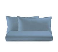 Novia - COLORFUL - Completo Letto Tinta Unita 100% cotone morbido, resistente e duraturo, comfort garantito 2 Piazze Maxi, Avio