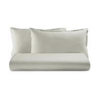 Novia - COLORFUL - Completo Letto Tinta Unita 100% cotone morbido, resistente e duraturo, comfort garantito 1 Piazza e Mezza, Perla