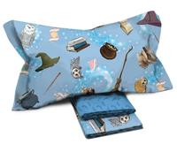 Novia - Completo di Lenzuola Letto Singolo per ragazzi - Linea Fantasy Magia. Materiale 100% Cotone, confortevole e piacevole sulla pelle