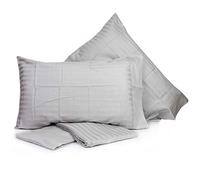 Novia Completo Letto Matrimoniale 2p in Raso di Cotone Art.zefiro - Grigio