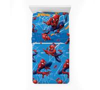 Novia - Completo Letto Singolo - Spiderman - 100% Cotone, Disney, stampa colorata, facile da lavare, confortevole e piacevole sulla pelle
