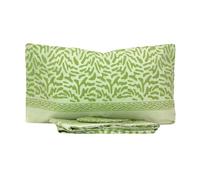 Novia Il Bottegone - Completo Lenzuola in Cotone Letto Una piazza e mezza - Lenzuolo sopra + sotto con Angoli + 1 Federa (Maori Verde)