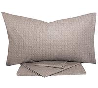 NOVIA - Lenzuola Matrimoniali Completo in Cotone, Set Lenzuola Matrimoniale Venere | Completo Lenzuola Matrimoniali Due Piazze | Completo Letto Matrimoniale | 0Bed - New York Grigio