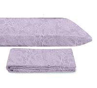 NOVIA - Lenzuola Matrimoniali Completo in Cotone, Set Lenzuola Matrimoniale Venere | Completo Lenzuola Matrimoniali Due Piazze | Completo Letto Matrimoniale | 0Bed - Florida Rosa