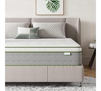 Novilla Materasso 120x190, Materasso Matrimoniale Molle Insacchettate e Memory Foam in Gel Fresco Altezza 22cm, Materasso Ibrido Tessuto in di Bambù, Supporto del Bordo Tecnologia Alta Resilienza