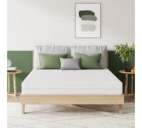 Novilla Materasso 120x200, Materasso Matrimoniale in Schiuma a Onde in Fibra di Bambù a 7 Zone 16cm, Durezza Media Supporto Perfetto Assorbente e Traspirante